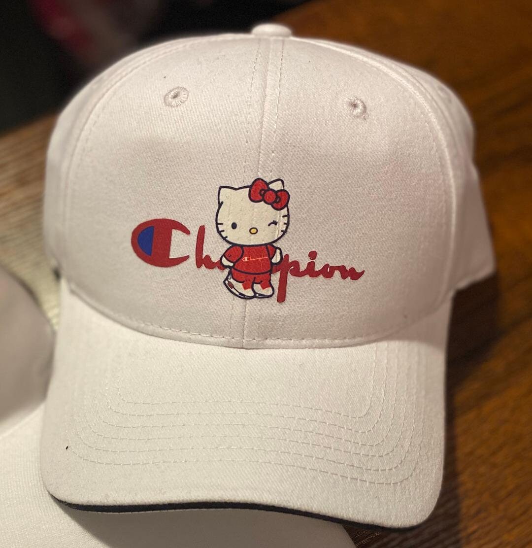 Hello Kitty Inspired Baseball Hat - Etsy