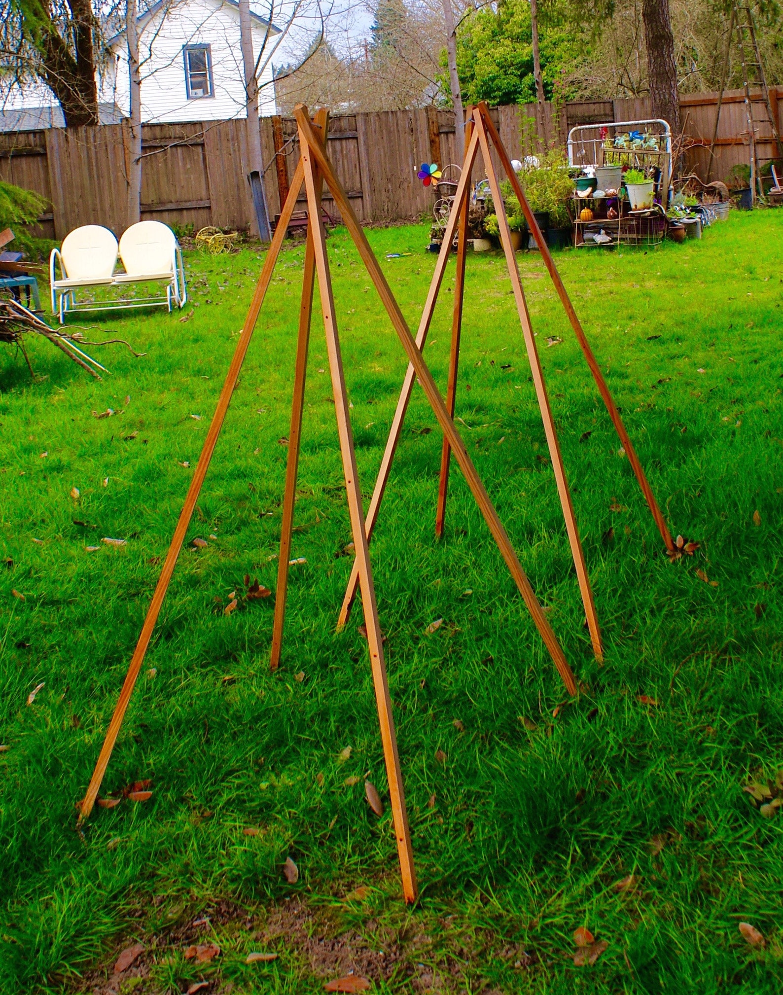 4 Pack58 Inch Tower Trellis Etsy