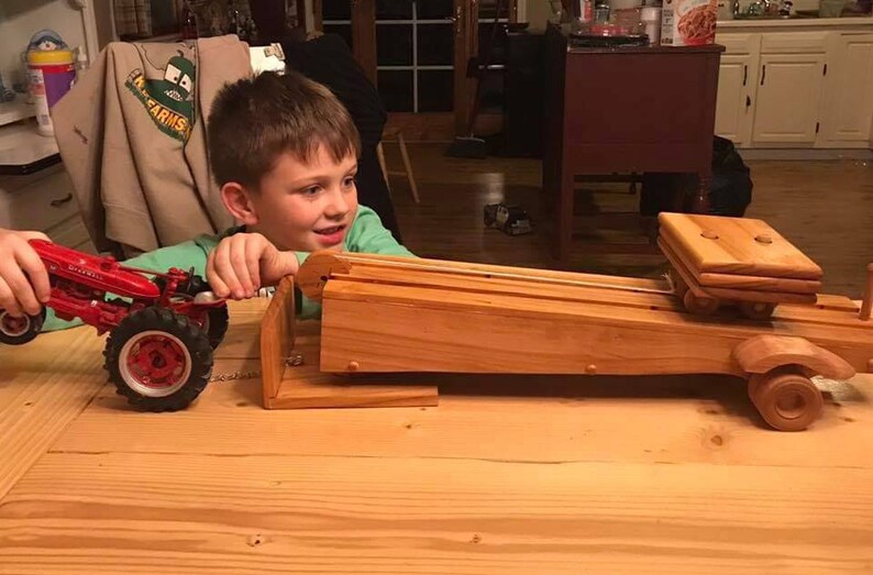 Toy Pulling Sled for Toy Tractors or Trucks Etsy