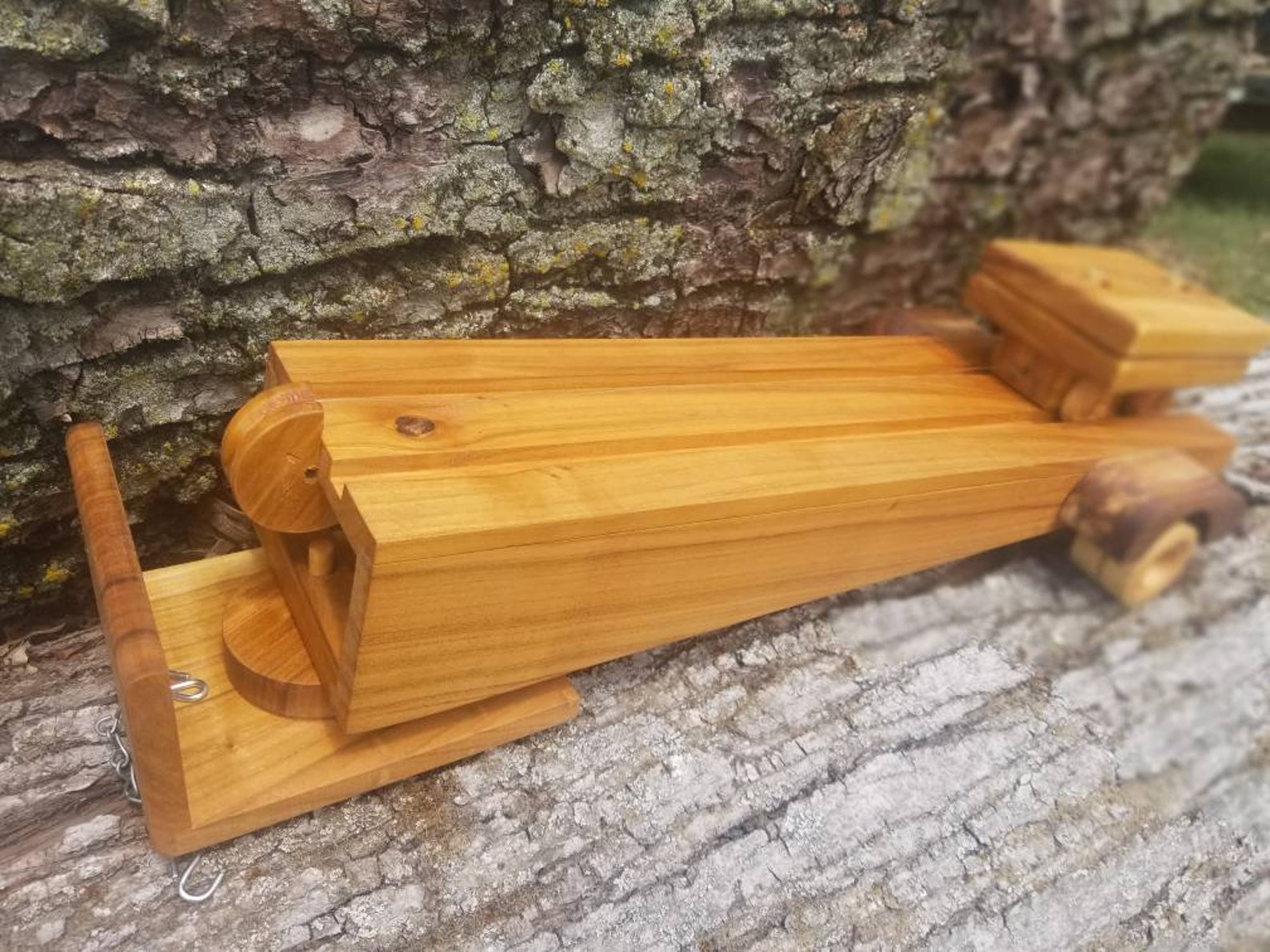 Toy Pulling Sled for toy tractors or trucks Etsy