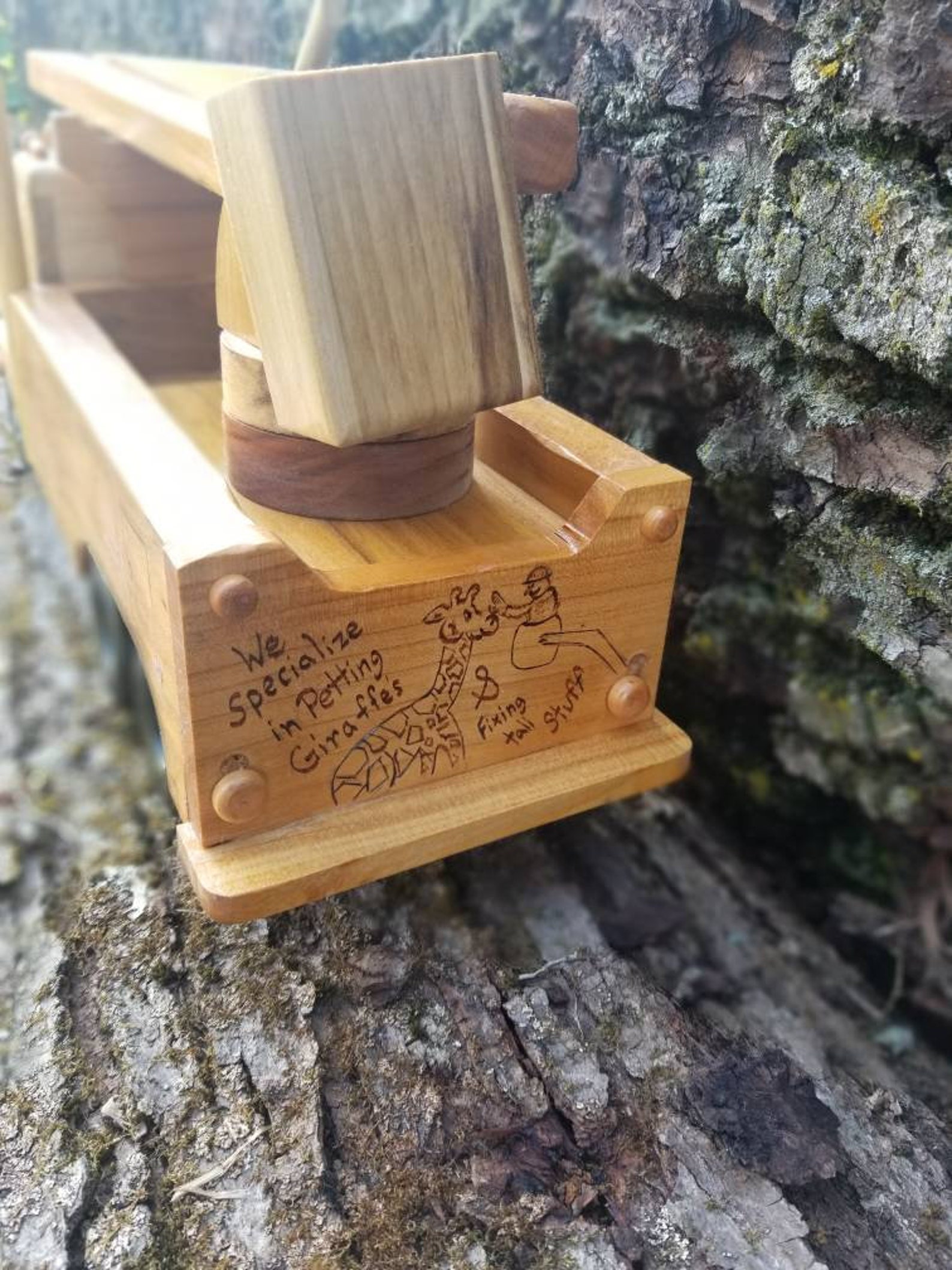 Handmade Wooden Bucket Truck Etsy