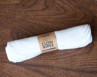 Hemp+Bamboo CLOTH WIPES, soft and eco-friendly, family cloth