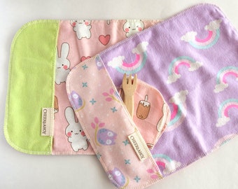 Placemats for Kids 2pk • Assorted • Back to School • Litterless Lunch