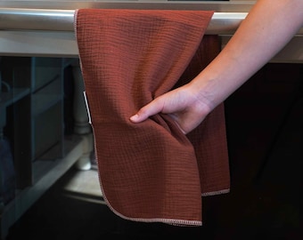 Organic Cotton Muslin Kitchen Towel • Tea Towel