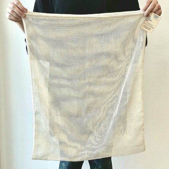 Mesh Laundry Bag JUMBO Organic Cotton for Washing Delicates -  Denmark