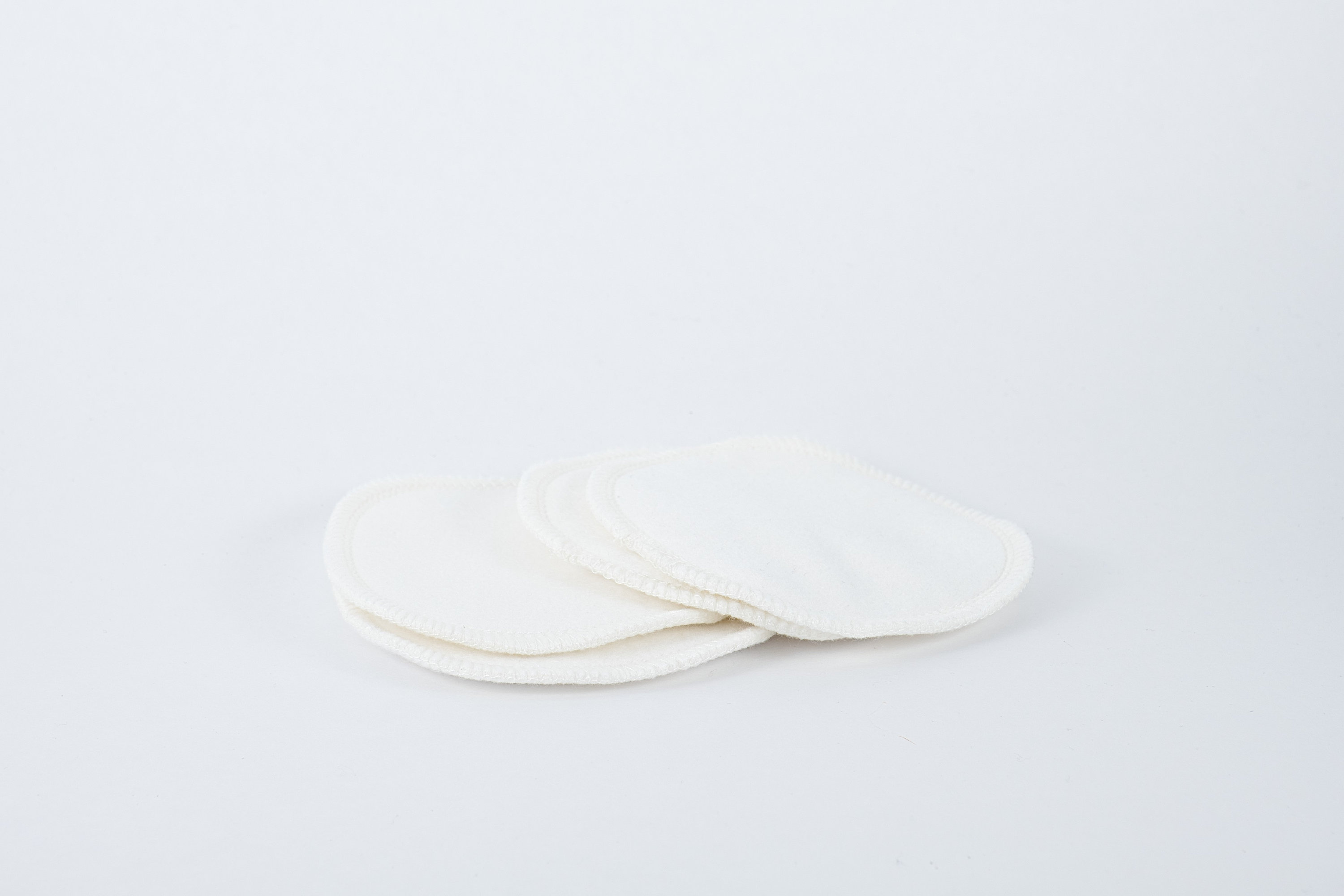 Organic Bamboo NURSING PADS 2 Pairs Reusable Washable WHITE Etsy