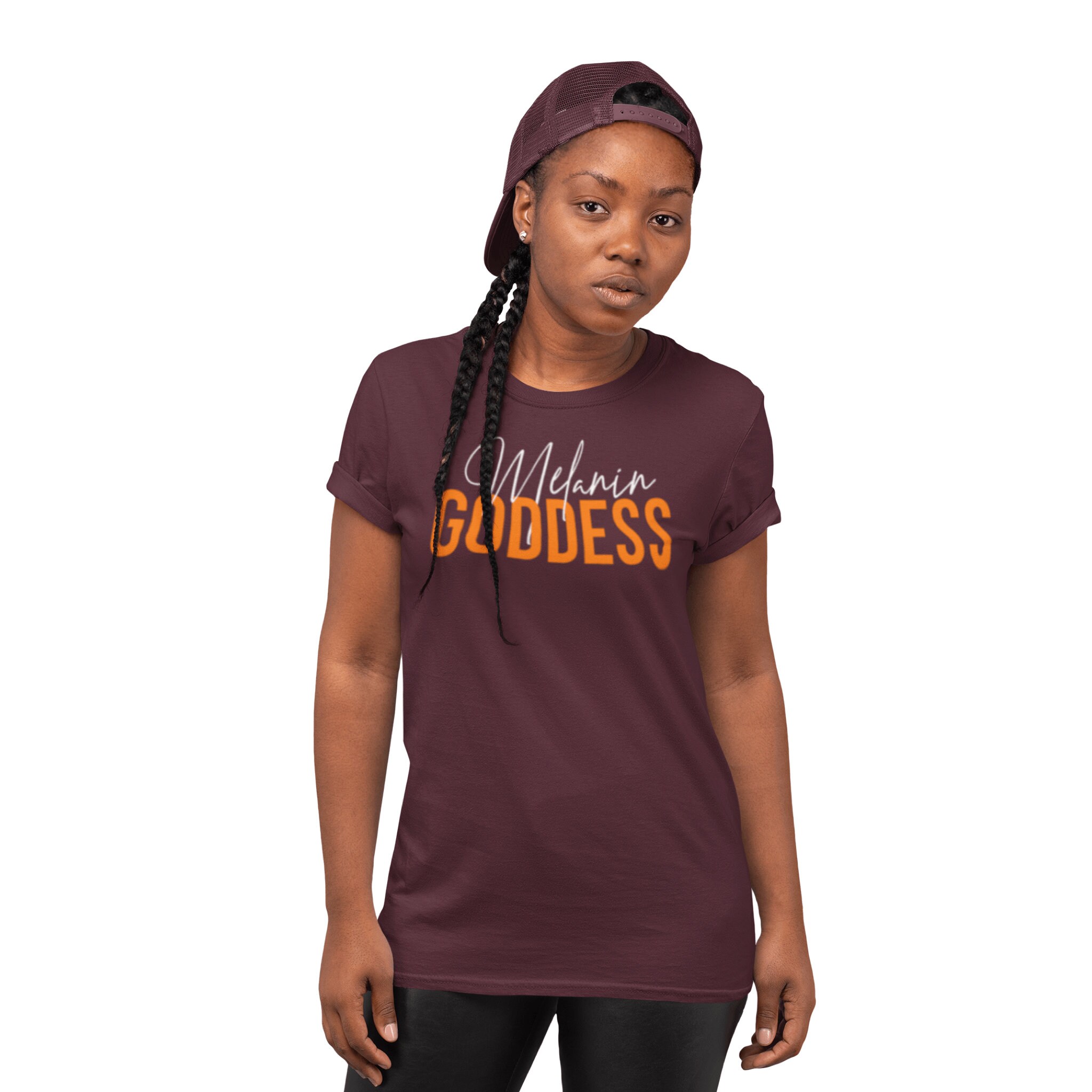 Melanin Goddess T-shirt Black Queen 