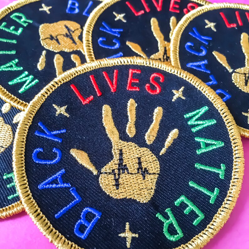 BLM Patch Black lives matter patch Melanin Patch Black Life Etsy