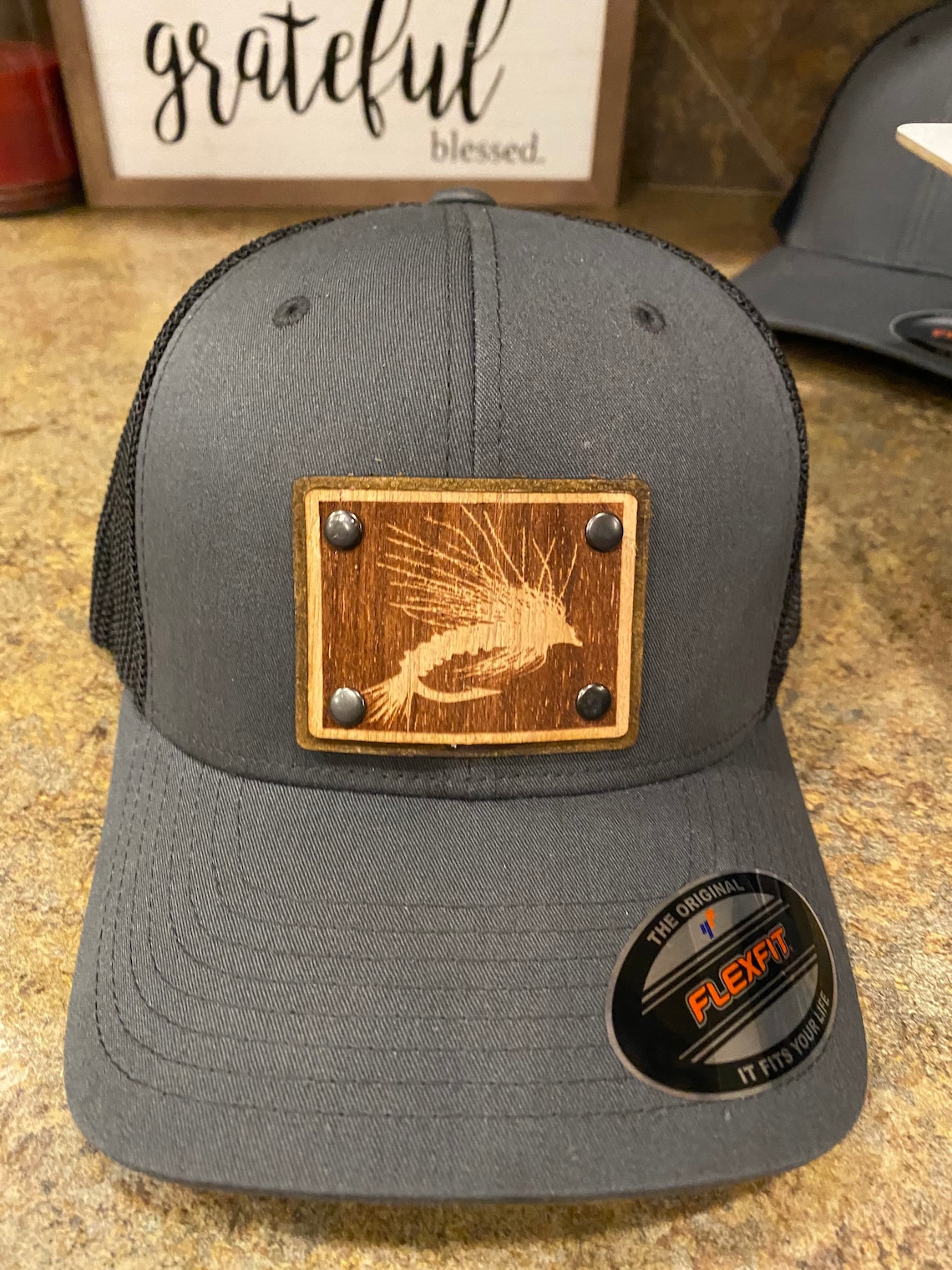 Custom Hats with Wooden patches Etsy