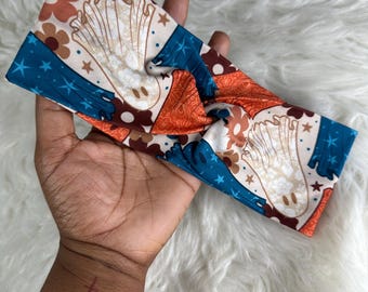 Ghost Halloween Headband | Women's Turban Twist, Soft Non-Slip