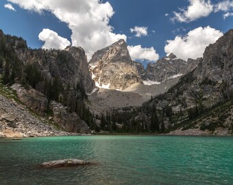 Grand Teton from Delta Lake - Fine Art Landscape Photography Print