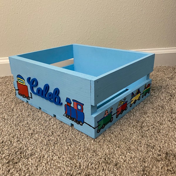 Custom Hand Painted Crate/Gift Box