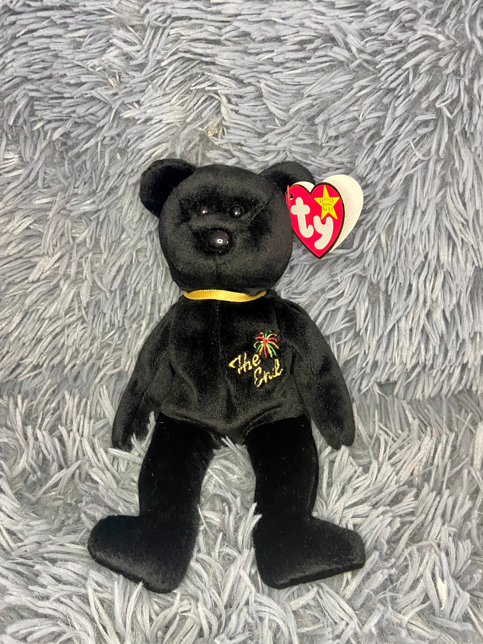 The End Beanie Baby, Vintage, Rare, Errors on Tags Etsy