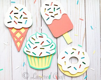 Baby Sprinkle Decorations 3D SVG Sprinkle Baby Shower Decor Donut Party Ice Cream Decor Cupcake Sprinkles Cake Topper 3D Party Decor 3D SVG