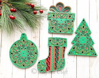 Download Christmas Mandala Etsy