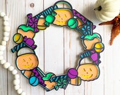 3D Halloween Candy Wreath- Mandala Layered Digital Cut File