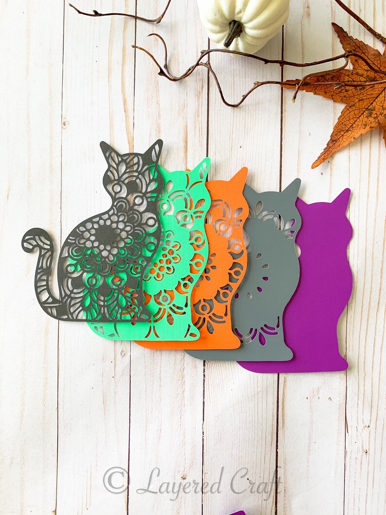 Download 3D Halloween Mandala Layered Paper Craft Bundle Digital ...