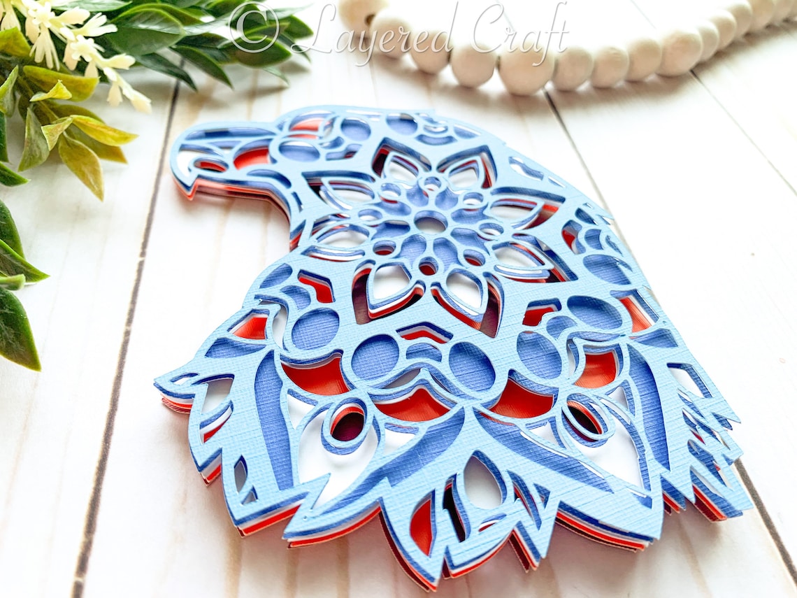 Free Free Layered Eagle Mandala 207 SVG PNG EPS DXF File