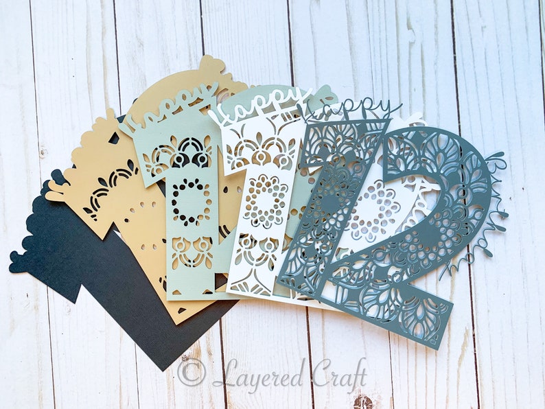 Download 3d Layered Mandala Cake Topper 3d 12th Birthday Decoration Cake Toppers Picks Paper Party Supplies Kientructhanhdat Com