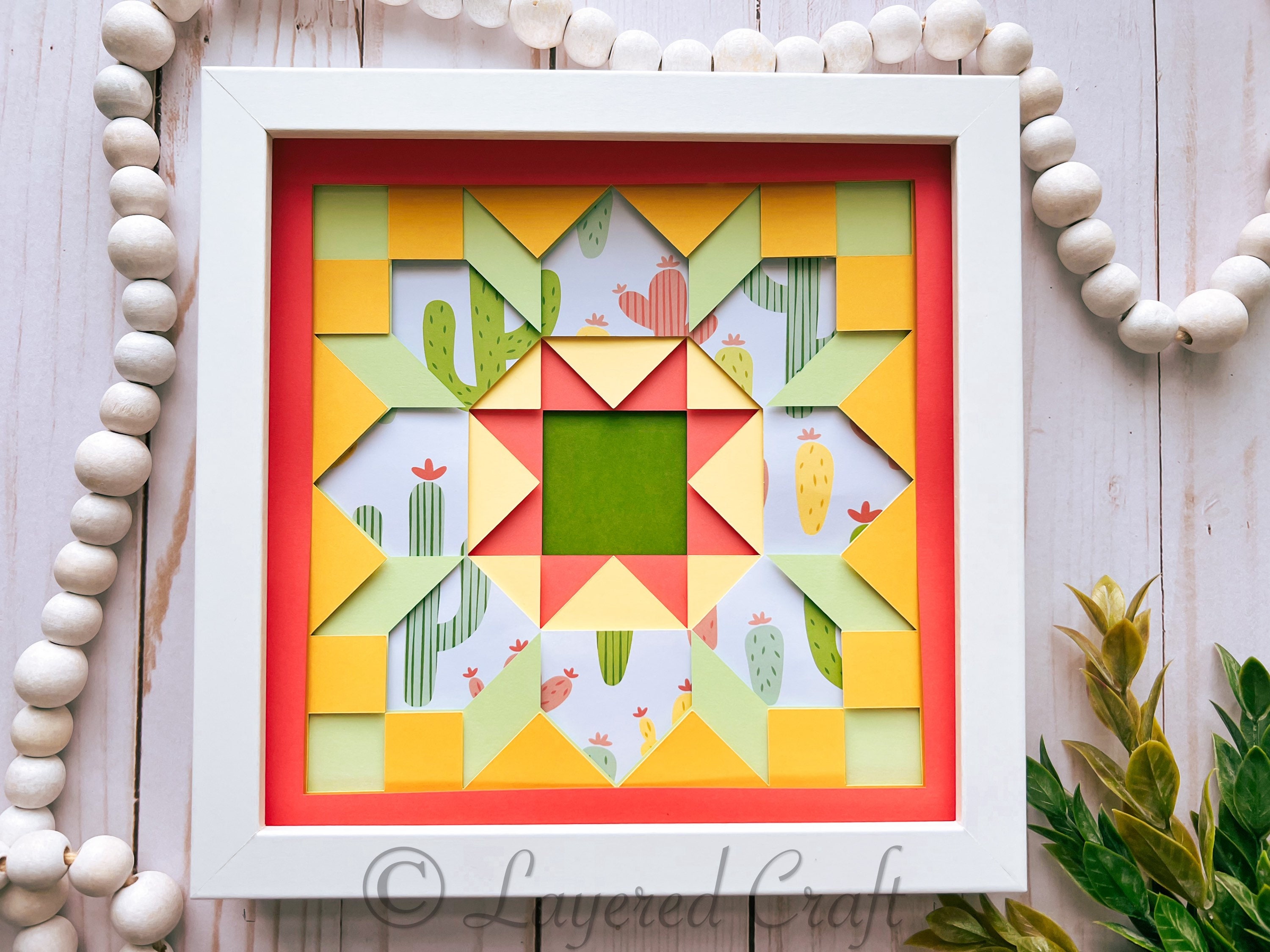 3D Quilt Block Layered Shadow Box 3D Quilt Pattern Quilt Cut File - Digital Download PNG SVG eps dxf