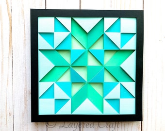 3D Quilt Block Layered Shadow Box 3D Quilt Pattern Quilt Cut File - Digital Download PNG SVG eps dxf