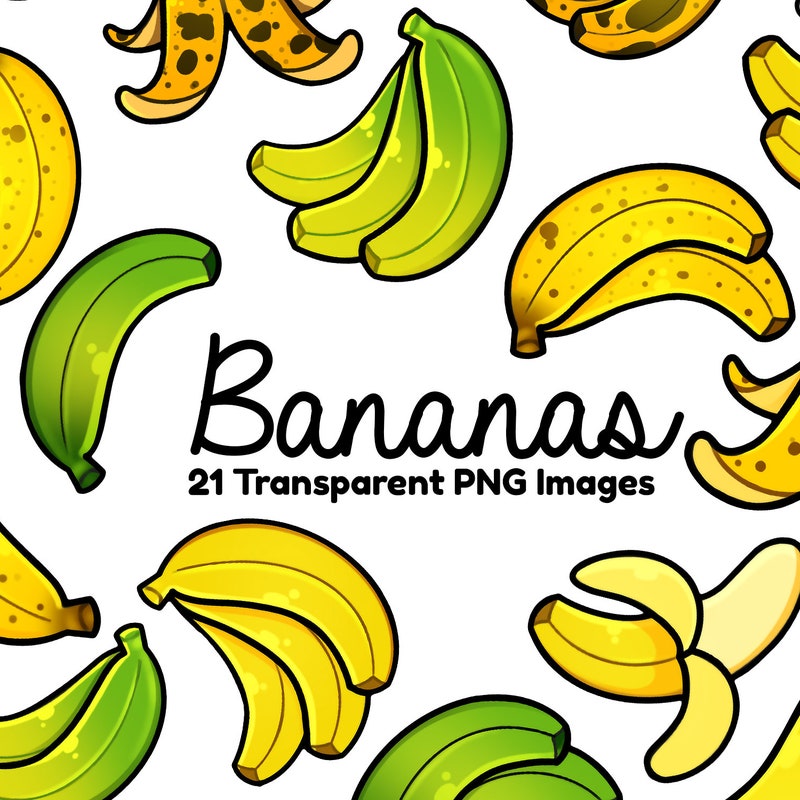 Banana Stickers - Etsy