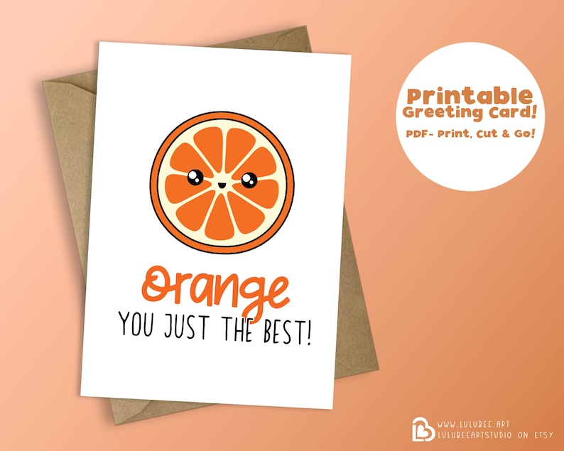 Printable Cute Food Thank You Pun Greeting Card Employee Etsy