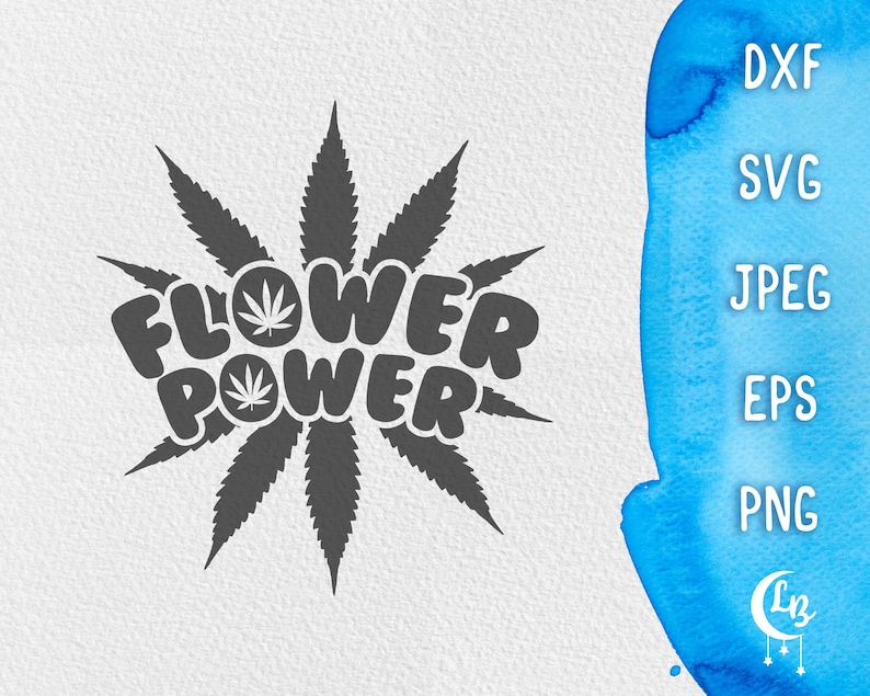 Download Cannabis Weed SVG Flower Power 420 Clip Art With Cut Files ...