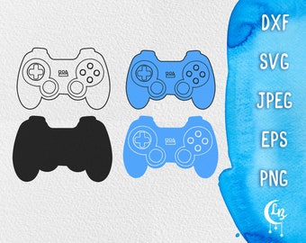 Game Controller SVG: Vector Clipart, Gaming Graphics (Digital Download)