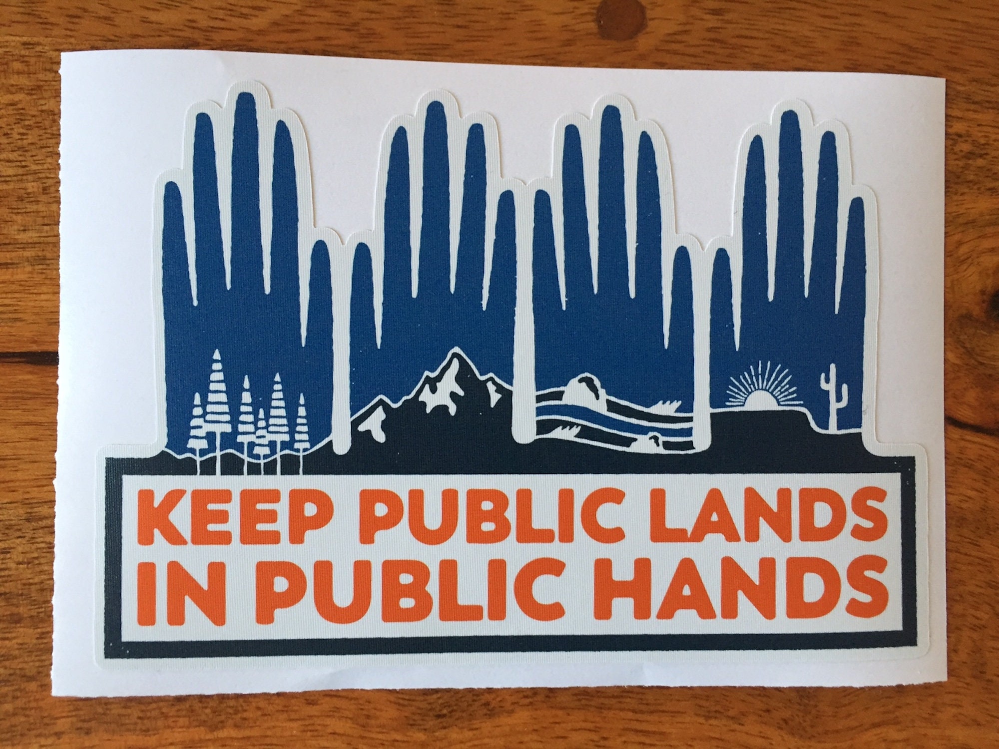 Keep Public Lands in Public Hands Bumper Sticker