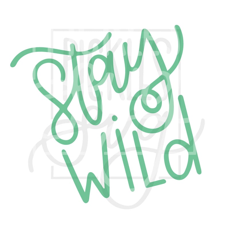 PNG File Wild Clipart Handlettered File Wild Quote Camping Tshirt Design Stay Wild SVG Adventure Cut File