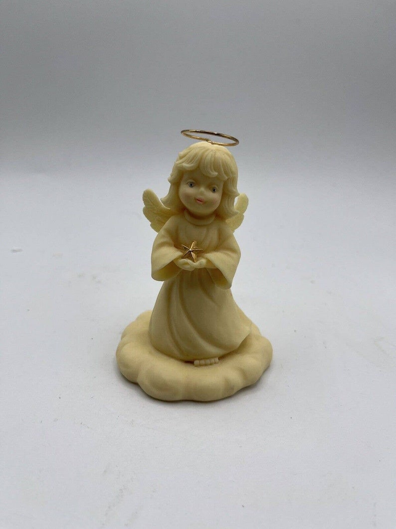 1994 Studio Tom Rubel Heavenly Angels Figurine Heavens Littlest Angel w/ Star image 4