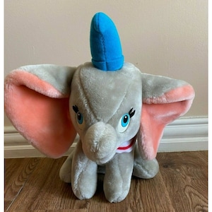 Walt Disney Land Vintage Dumbo Plush Stuffed Animal Parks 14&quot;
