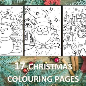 Christmas Colouring Book, Christmas Colouring Pages, Kids Christmas Colouring Book, Christmas Coloring Book, Christmas Coloring Pages
