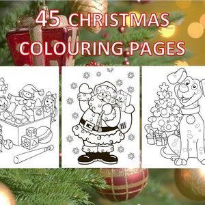 Christmas Colouring Book, Christmas Colouring Pages, Kids Christmas Colouring Pages, Christmas Coloring Book, Christmas Coloring Pages
