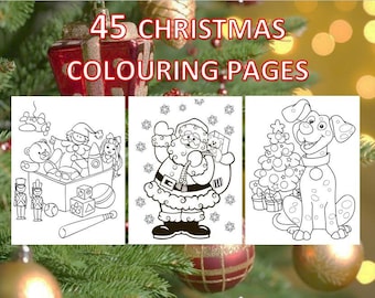 Christmas Colouring Book, Christmas Colouring Pages, Kids Christmas Colouring Pages, Christmas Coloring Book, Christmas Coloring Pages