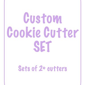 Custom Cookie Cutter - 3D Printed PLA