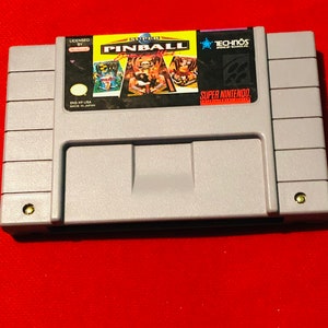 Super Nintendo (SNES) Super Pinball Simulation Video game cartridge only! Cleaned n Tested! Free shipping details inside please read:)