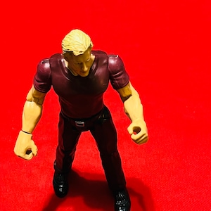 WWF 1999 Ric Flair! Jakks Pacific Titan Tron Times Square Exclusive Very HTF Rare! Original action figure + 1 Trading Card.90s Toys,Gifts.