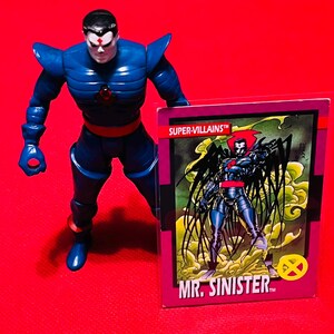 1992 Mr. Sinister - X-Men (Series 2) Action Figure - Vintage Toy without his Goatee Original X-men  Action figure card only! By Toy Biz!
