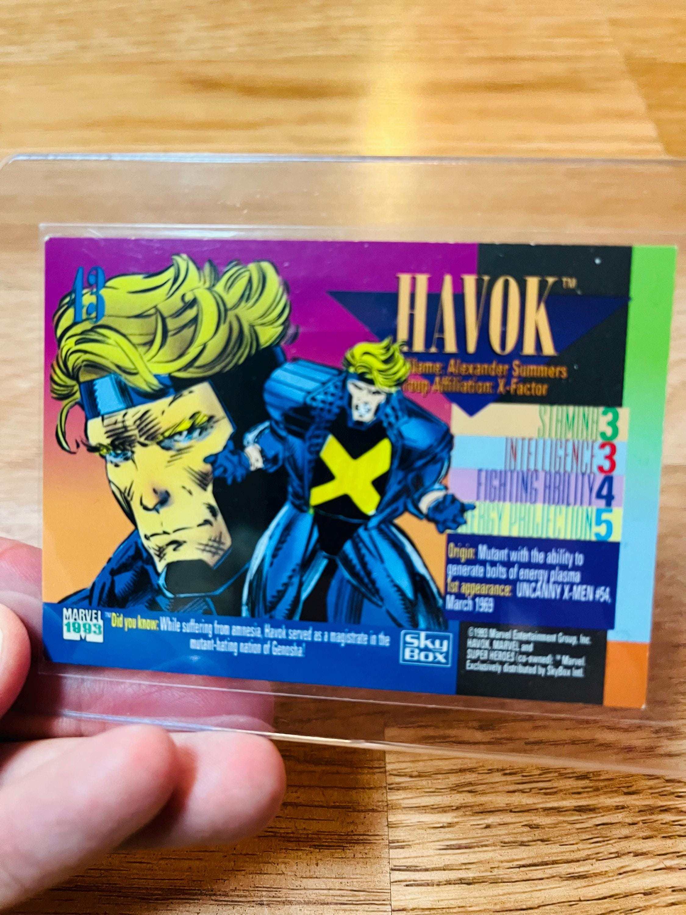 1993 Havok Series IV Original Trading Card #43 (EXC) Vintage Super