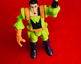 1990s James Bond JR. - Dr.Derange Original Action Figure - Vintage Toy only! By (Hasbro) with special flip-out Head! 90s Toy,Gift,Memories:)