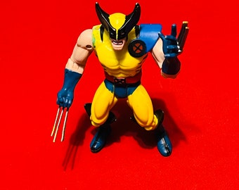 1995 Wolverine,X-men original 2000 vintage Toy biz HTF X-men Action Figure + 1 Trading card Only! Rare please read