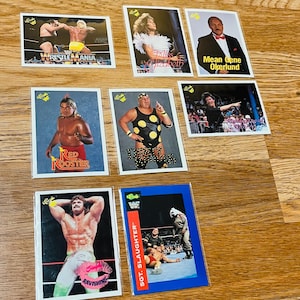 Choose! your WWF 90s Card, Classic Hulk Hogan n Others EXC - VG Trading cards! Fast Shipping! 90s Gifts! Sports Wrestling cards, Memories.