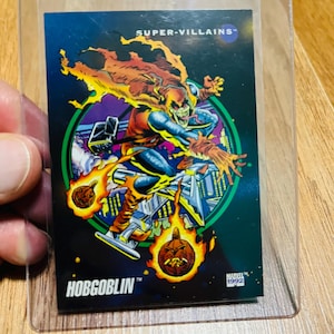 1992 Hobgoblin Series III Original Trading Card #121 (EXC) Vintage Super Villains 90s Gifts:) Non Sports Cards,Memories.