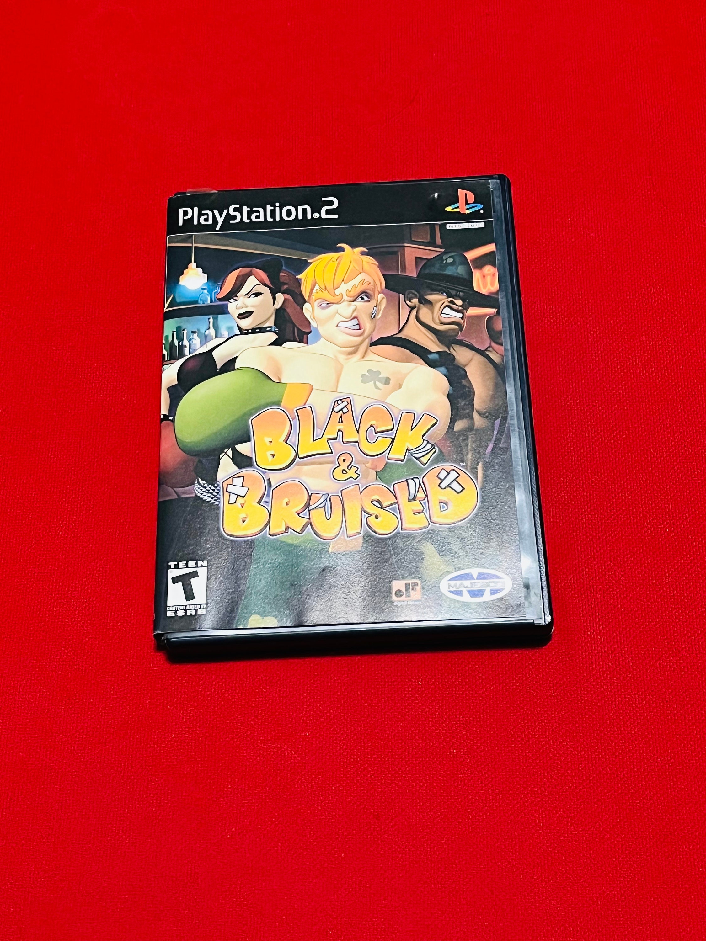 Black & Bruised Boxing! Vintage Video Game,original (PS2