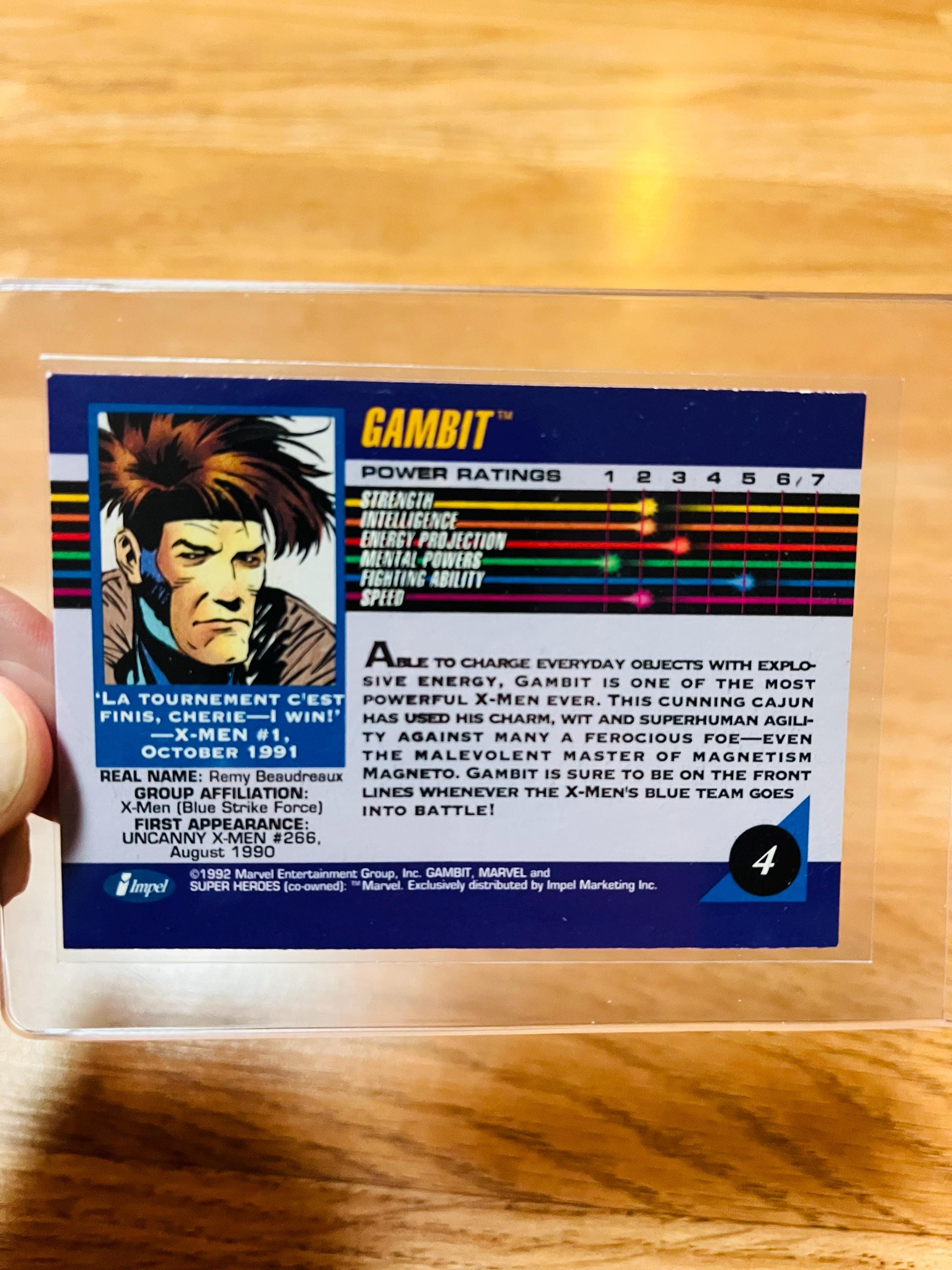 1992 Gambit Series III Original Trading Card #4 (EXC) Vintage Super ...