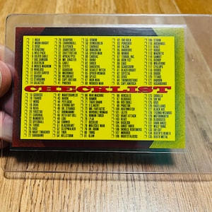 1993 Super Hero Checklist Series IV Trading Card #180 (EXC) Vintage Hero Skybox 90s Gifts:) Comic Cards, Memories.