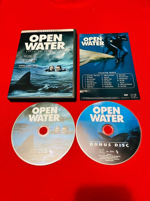 Open Water DVD Widescreen Vintage Survival Shark Movie 2004