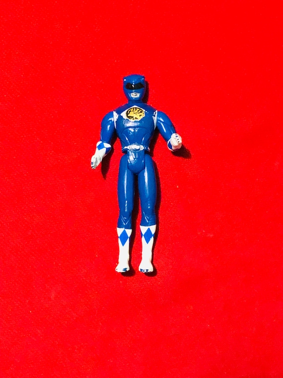 Figurine Power Rangers Micro Morphin - Blue Ranger - Bandai 1995 - 13 Cm
